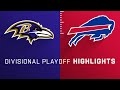 Ravens vs. Bills Highlights | AFC Divisional Round