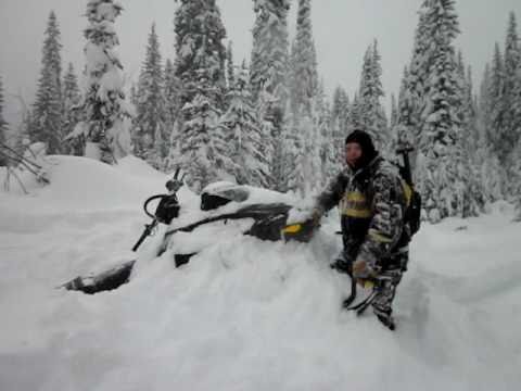 Sledding Horsey Creek in the Robson Valley