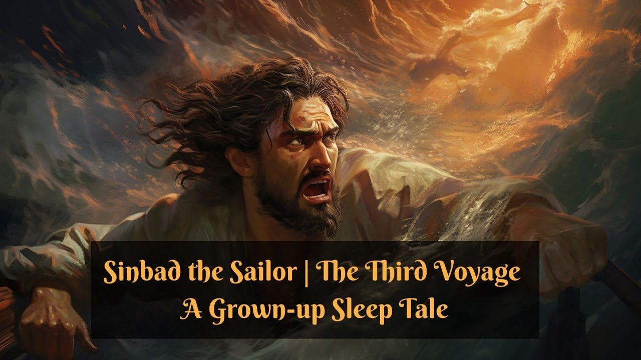 Cozy Bedtime Story with CRACKLING FIRE | Sinbad the Sailor | The Third Voyage