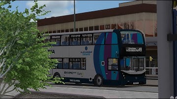 OMSI2 - A Look And Drive With SPs Enviro 400MMC Scania N250UD on Strathshire Route 49.