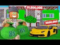 Building a $100,000,000 SUPER MANSION in Roblox!