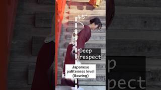 Japanese bowing level