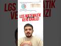 LGS MATEMATİKTE VERİ ANALİZİ SORUSU #lgs #lgsmatematik #matematik #lgsmotivasyon #lgs2026