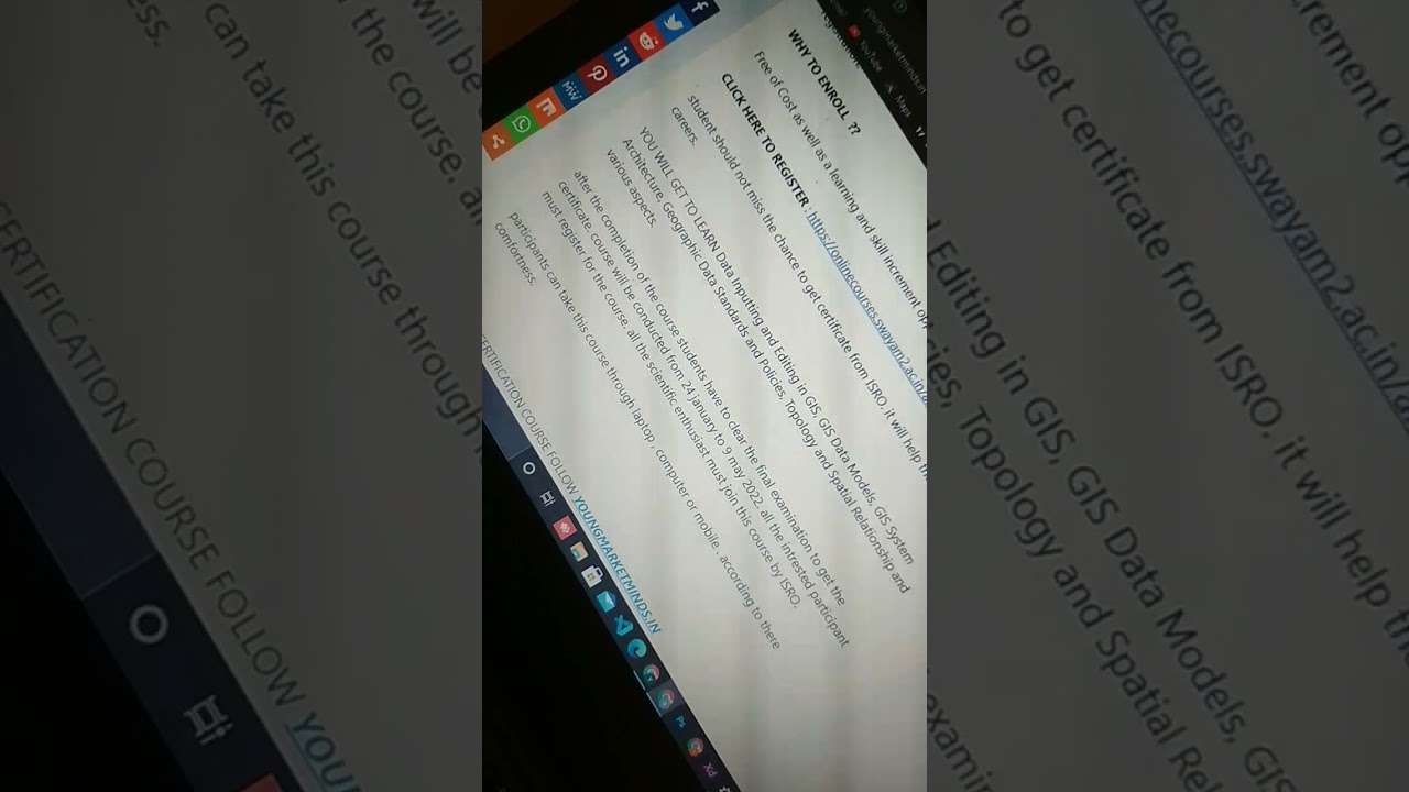 ISRO FREE ONLINE COURSE with certificate