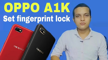 How to set fingerprint lock in Oppo A1K in 2021 @SochTimes