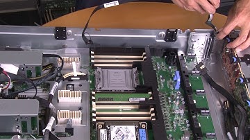 Lenovo ThinkSystem SR850 V2 removing a front IO and USB assembly