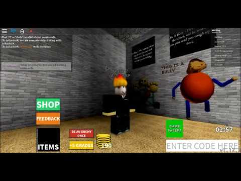 Baldi Roblox Codes