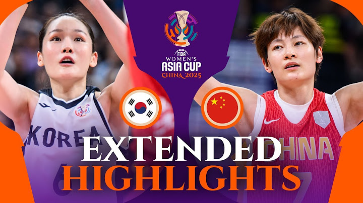 Korea 🇰🇷 vs China 🇨🇳 | Extended Highlights | FIBA Asia Cup Women 2025