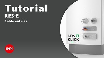 Tutorial: Mounting instructions cable entry system KES-E