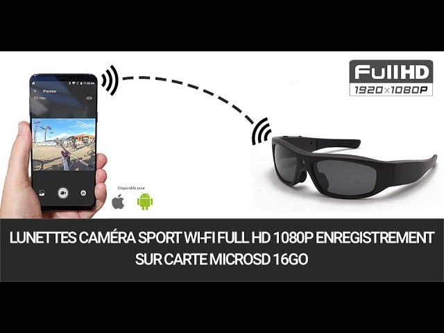 Les lunettes connectées à votre smartphone pour vos sessions sportives  lunettes-connectees-smartphone-camera-sport-n344