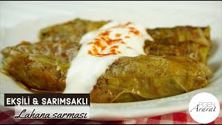 Daha kolayı ve lezzetlisi yok  Ekşili lahana sarması / Figen Ararat