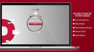 Logging in for the first time | Bank One Internet Banking