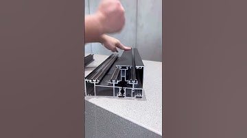 Sliding window with invisible track, beautiful, practical and sound-proof. #doors #aluminum #home