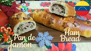 Pan de jamón Venezolano / Venezuelan Ham Bread: Delicioso y muy Fácil de preparar! #58