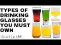 Types of drinking glasses you must own  glassware