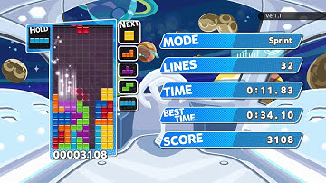 [Puyo Puyo Tetris] Sprint, 34.10s (Switch)