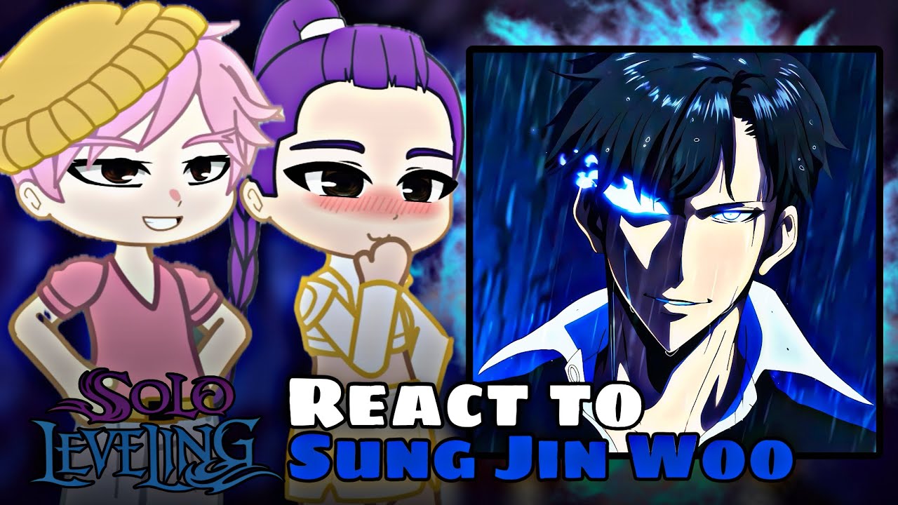 KPOP Demon Hunters react to Jinu as Sung Jin Woo | KPOP Demon Hunters x ...