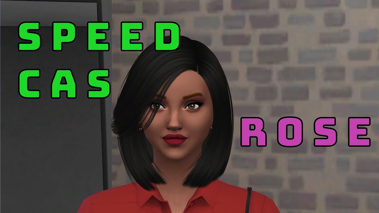 The Sims 4 Speed Cas With Lofi Music Rose Cc In Description Youtube