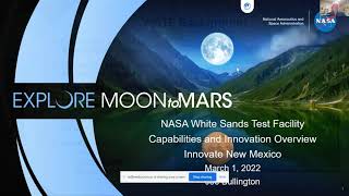NASA White Sands Testing Facilities Capabilities