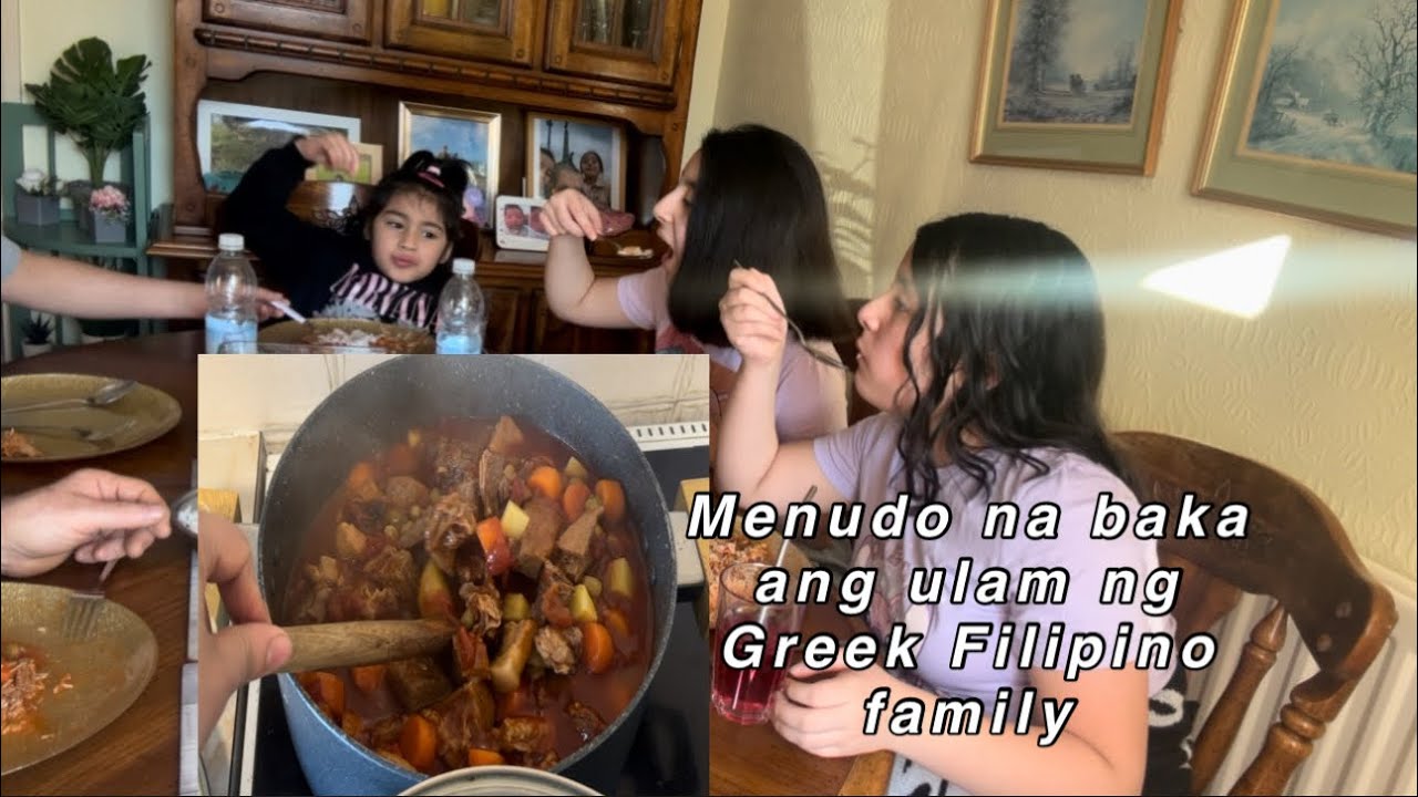 Menudo naman ang pinakain ko sa asawa at mga anak namin at as usual sarap na sarap sila😋 #menudo