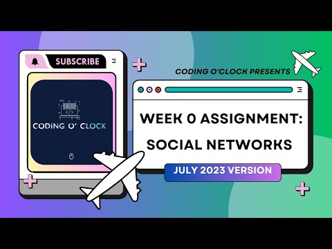 NPTEL Week 0 Assignment Social Networks July 2023