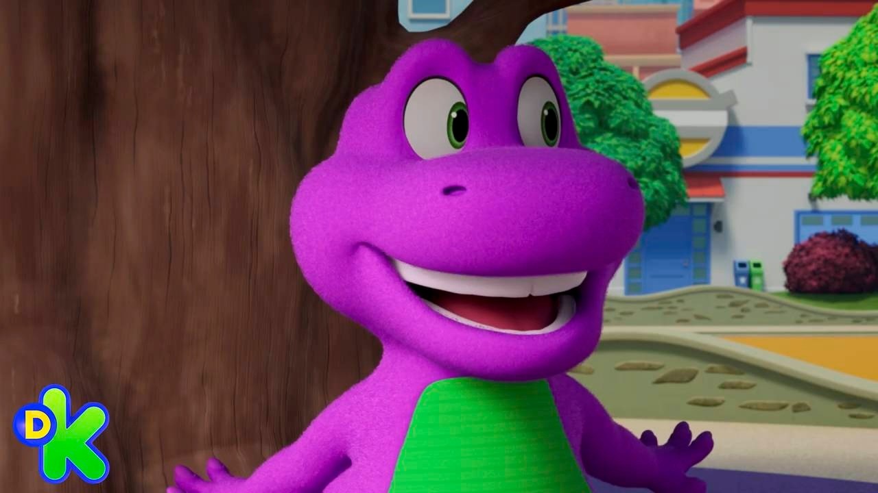 Barney always has a smile to share | Barney's World | Discovery