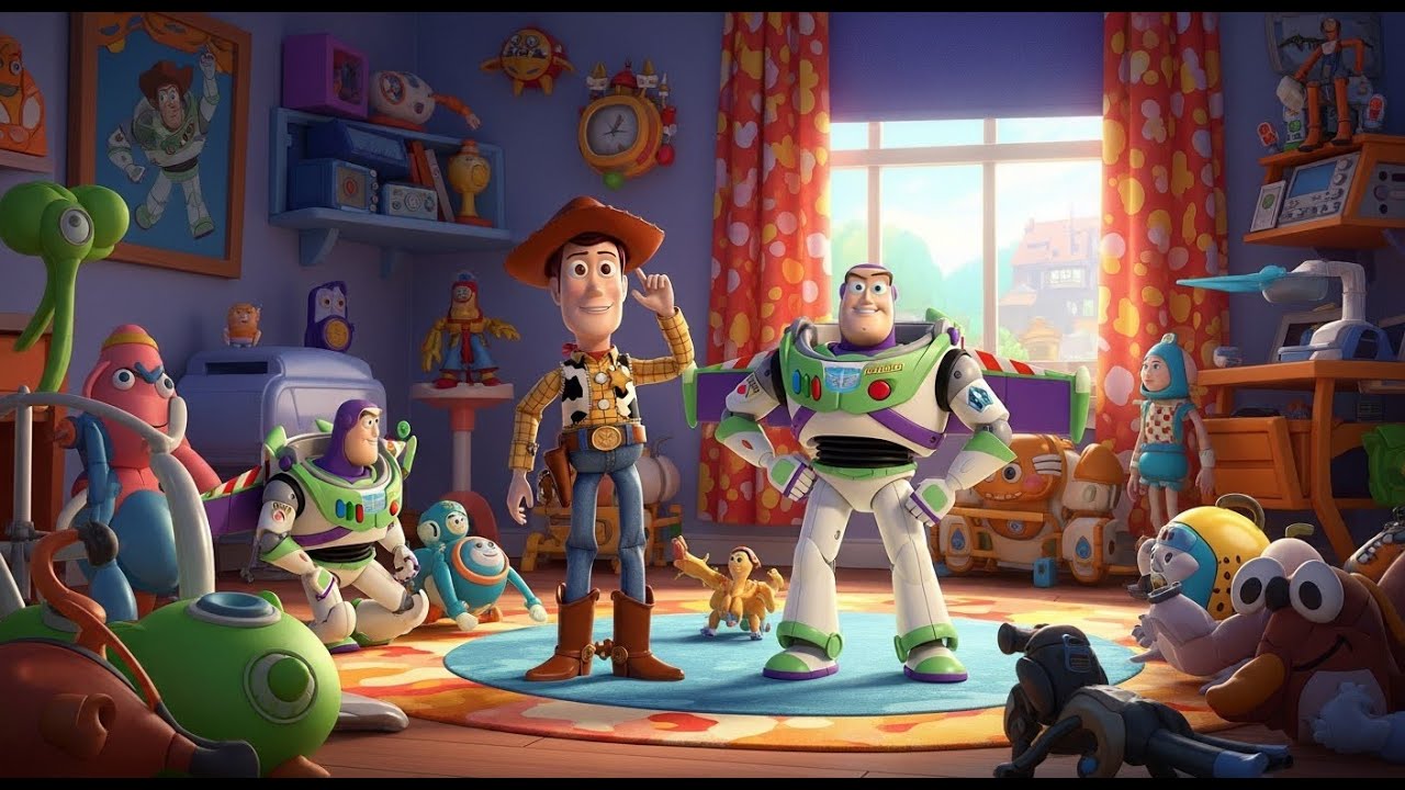 Woody and Buzz Lightyear and The Toy Rescue Mission - YouTube