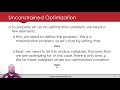 3.1 - Unconstrained Optimization - Single Variable
