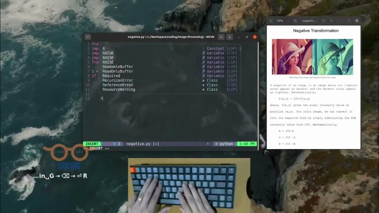 Basic Image Processing with Python | Negative Transformation | ASMR ...
