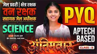 MP सहा.जेल अधीक्षक, प्रहरी एवं क्षेत्ररक्षक 2026 | APTECH BASED PYQ QUESTIONS | By Payal Ma’am