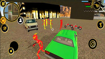 Flash Speed Stickman Rope Hero Vegas Crime Simulator