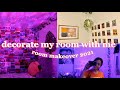 DECORATING MY ROOM 2021 | tiktok + pinterest inspired ROOM MAKEOVER