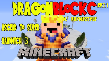 Dragon Block C (Hard) w/ Rhymestyle - Ascend Super Saiyan 3 to Fight Cell (DBZ Minecraft EP 21)