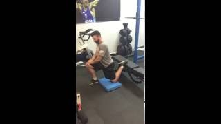 Hip Flexor Bench Stretch