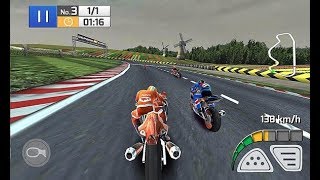 Jogando RealBikeRacing, em altas velocidades na estrada, motos de corrida screenshot 3