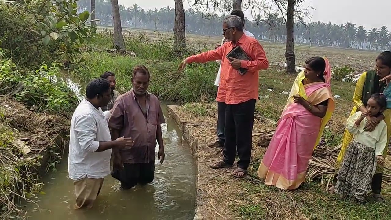 Baptism of Bro  G  Satyanarayana garu ofPothavaram Village  04 01 2026