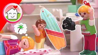 Playmobil Familie Hauser - Sommerferien! - Anna und Lena drehen ein Video