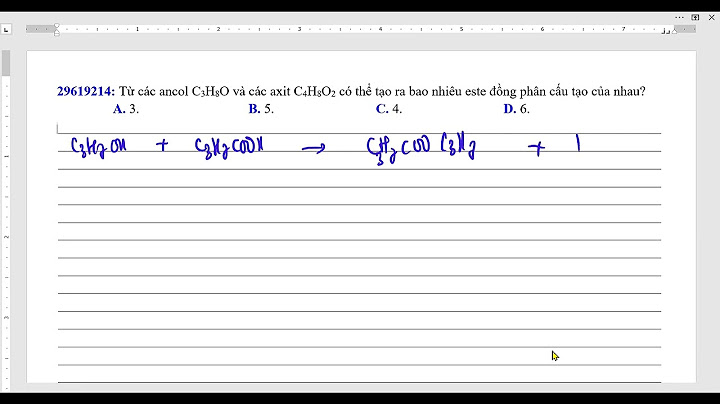C4h10o có bao nhiêu công thức cấu tạo ete năm 2024