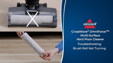Troubleshooting Brush Roll Not Turning | CrossWave® OmniForce™ All-in-One Multi-Surface Cleaner