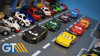 Pixar Cars : World Grand Prix Race in Triple Square City [GT Cup] - StopMotion