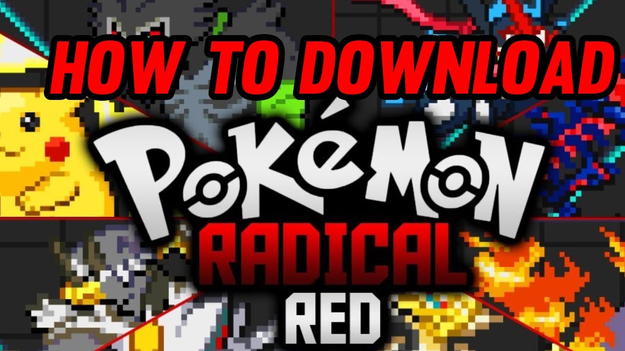 How to Download Pokemon Radical Red 3.1 (For PC or iPhone or Android) 