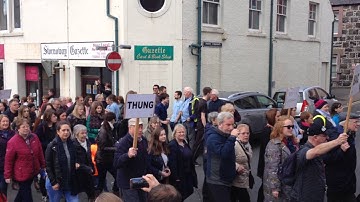 National Mod 2016 - the procession leaves Stornoway Town Hall 2