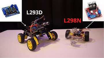 L298N vs L293D motor drivers | comparison and build up| which motor driver to use for projects.