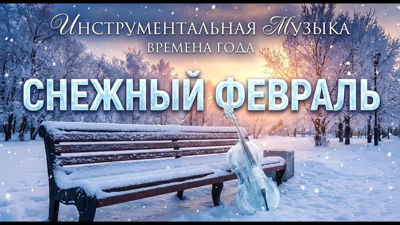 ❄️ СНЕЖНЫЙ ФЕВРАЛЬ 2026: Инструментальная музыка, согревающая душу (6 треков, 8K HDR) | Времена года