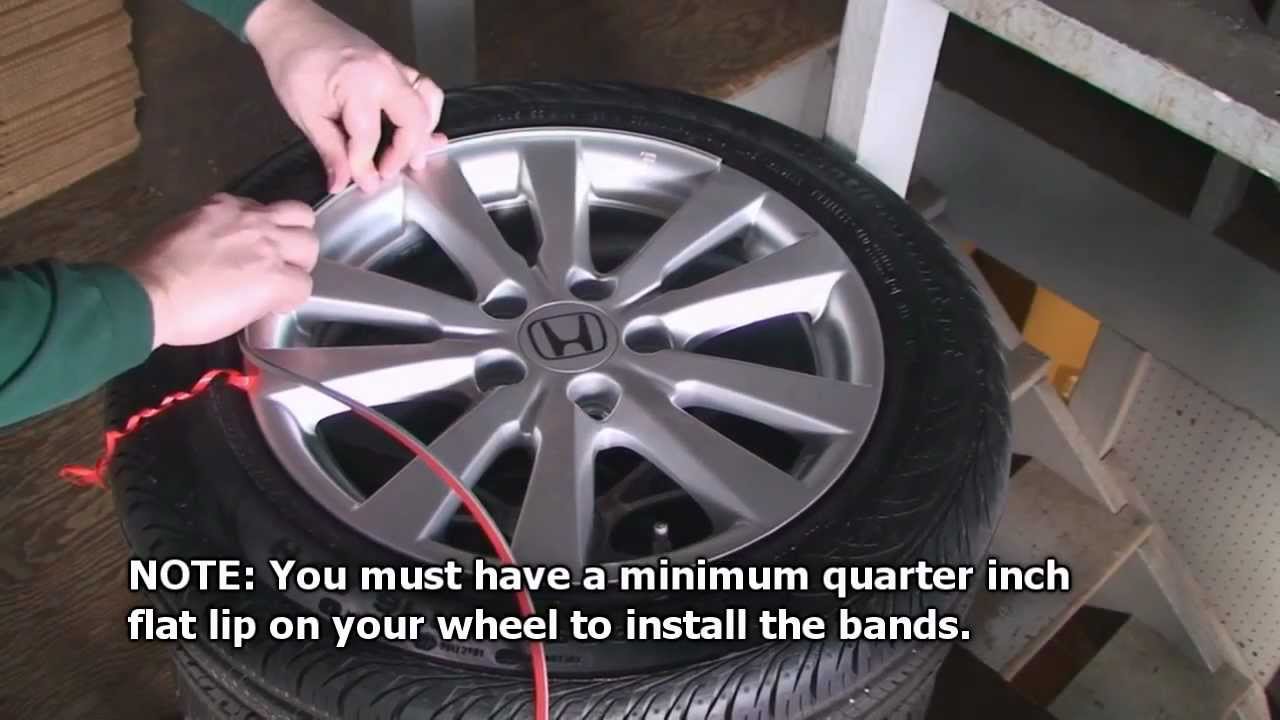 Episode 224 Wheel Bands Installation for Honda vehicles YouTube