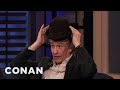 Steve Coogan Does Stan Laurel's Iconic Hat Trick | CONAN on TBS