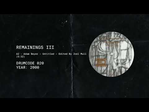Adam Beyer - A2 Untitled (Joel Mull Edit) | Drumcode