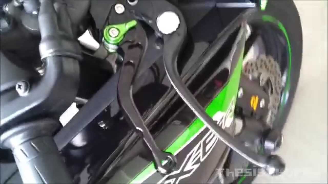 Kawasaki Ninja Zx 6r Shorty Levers Youtube