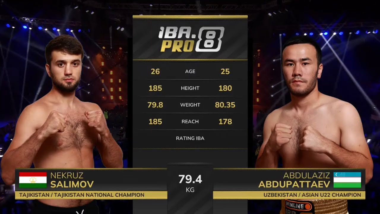 SALIMOV Nekruz 🇹🇯 vs ABDUPATTAEV Abdulaziz 🇺🇿 | IBA.PRO 8 | July 22, 2025 | Dushanbe, Tajikistan