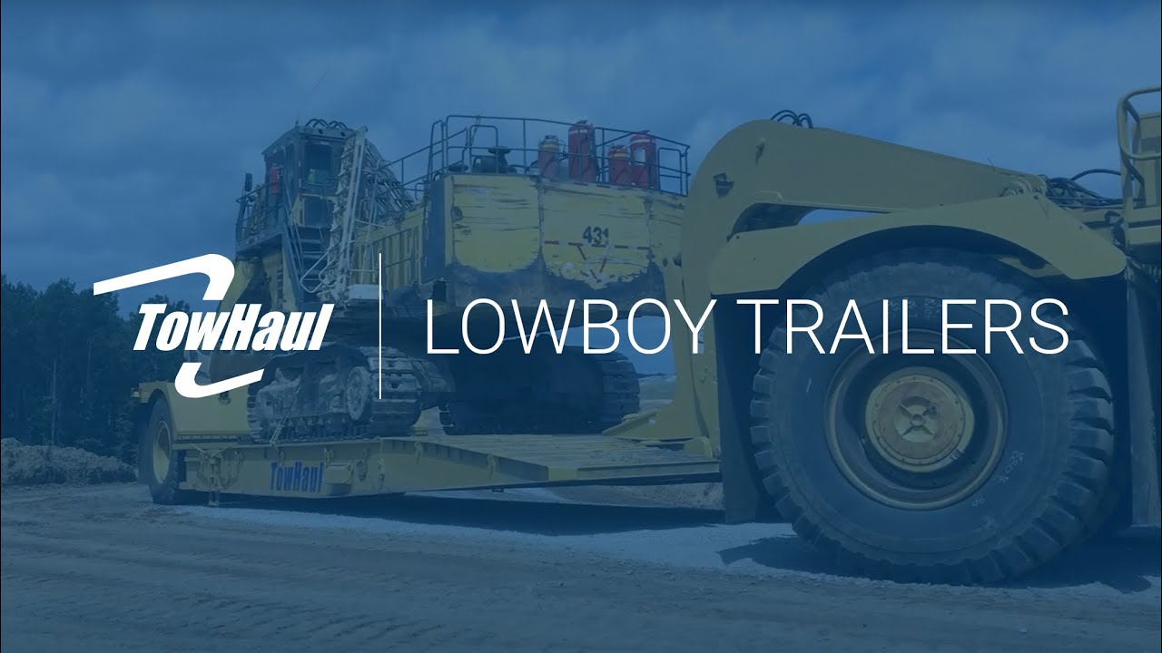 Tow Haul Front-Loading Lowboy Trailer